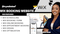create a wix booking website for your service business