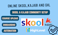 setup ghl kajabi course mighty networks do skool community setup and manager
