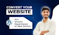 migrate wix, shopify or squarespace to wordpress professionally