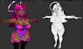 create 3d character modeling, vrchat avatar, 3d model, 3d vtuber animation
