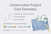create accurate construction budgets and cost estimates