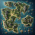 fantasy map illustration for map