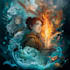 create an epic fantasy book cover