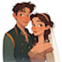 draw couple portrait illustration