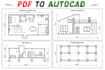 convert PDF to autocad dwg with accurate dimensions