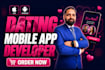 develop ai powered dating app development online custom dating app and website