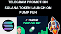 telegram promotion, pump fun promotion, raise 200k token buyers on pumpswap
