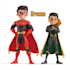 create premium superhero cartoon mascot character
