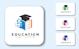 make unique and professional all education logo