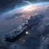 create high quality space art and futuristic space scenes