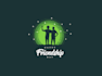 create attractive and imagination friends logo design