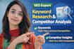 professional keyword research and competitor insights