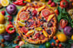design an food, oil painting