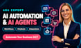 be your n8n ai automation expert, n8n ai agents, workflow automation