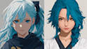 design custom anime or game style characters