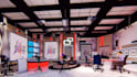 design 3d radio studio, podcast studio, broadcast studio designs