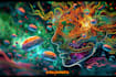 draw stoner, psychedelic, weed, cannabis illustration