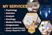 clinical psychology, health data analysis, general nursing