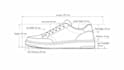 create professional shoe tech tech pack, footwear cad and technical drawing