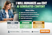 be your humanize and edit ai generated content