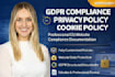 create gdpr privacy policy, cookie policy data protection, eu website compliance