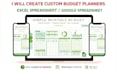 create custom excel spreadsheet template google sheets finance budget planner