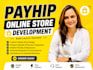 design a luxury payhip website to sell your digital or physical products