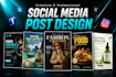 do facebook ad creative, ads design and engaging instagram post designs