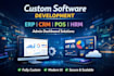 develop custom CRM web business software