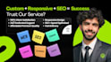 develop a full stack, SEO optimized responsive website