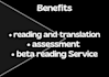 a service of beta reading