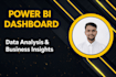 create professional power bi dashboard and reports with dax