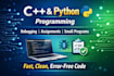 fast and reliable cpp and python coding, debugging, and help