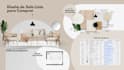 interior design with mood board, shopping list and budget