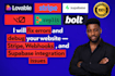 create , fix or deploy lovable, bolt, replit, supabase