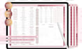 design digital products planner, journal design,responsive hyperlinked planner