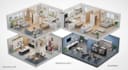 create 3d floor plan for your residential spaces and commercial spaces