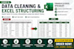 clean, structure your data in excel professionally