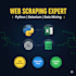 scrape website data using python, selenium, and automation tools