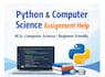 help with python programming assignments and exercises