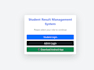 develop a student result management system website in PHP mysql