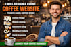 design and clone coffee private label website coffee website coffee store