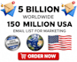 send 540 million bulk emails email blast email marketing campaign