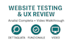 test your website and find usability and functionality issues