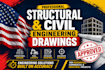 provide civil and structural engineering drawings