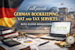 provide german bookkeeping, vat and tax services