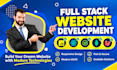 be full stack developer, backend web developer, full stack website development