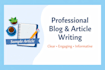 write SEO friendly blog posts and articlesis simple english