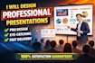 make a professional presentation