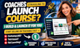help coaches struggling with course creation launch on teachable and start sell